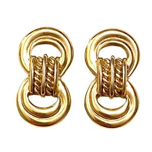 TRIFARI Vintage Gold Earrings